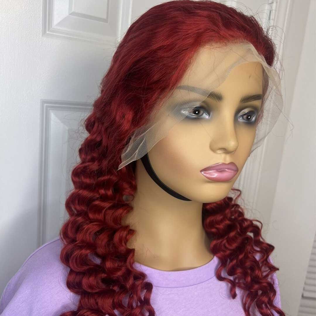 100% Red Hair Human 14” wave - Laurena Hair