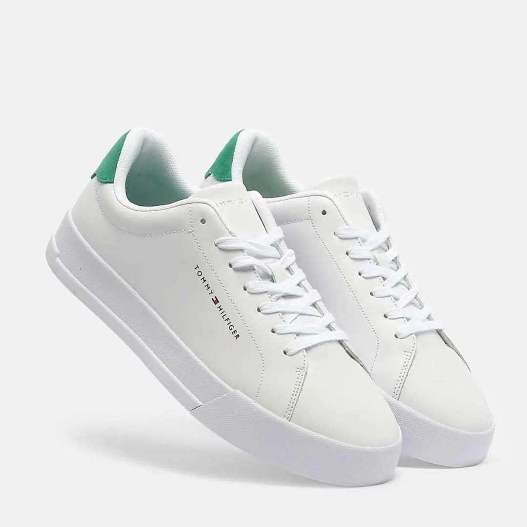 Tommy Hilfiger Leather Court Sneakers